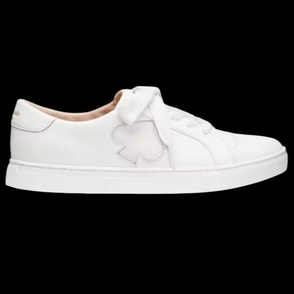 NIB Kate Spade Fez Sneaker, Low Court Sneaker, White New in Box